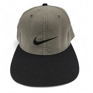 Vintage Nike Golf Hat‎ Fitted Size 7 1/8 Big Swoosh Wool Blend Cap Made in USA